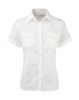 Koszule z krótkim rękawem russell frs74900 biały z logo obraz 1