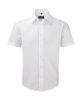 Koszule z krótkim rękawem russell frs75900 biały z reklamą obraz 1