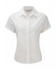 Koszule z krótkim rękawem russell frs76700 biały z logo obraz 1