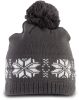Dzianinowa czapka świąteczna z motywem Fair Isle