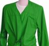 Bluzki z odkrytymi ramionami 1 zielony kolor bawełny, aby dostosować widok 1
