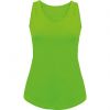 Koszulki sportowe roly nadia woman bawełna limonkowy zielony z logo obraz 1