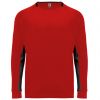 Sprzęty sportowe roly t shirt porto poliester czerwony czarny wydrukowany obraz 1