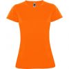 Koszulki sportowe roly montecarlo woman poliester pomaranczowy fluorescencyjny wydrukowany obraz 1