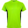 Koszulki sportowe roly tokyo poliester limonkowy zielony czarny obraz 1