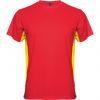 Koszulki sportowe roly tokyo poliester czerwony żółty obraz 1