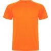 Koszulki sportowe roly montecarlo kids poliester pomaranczowy fluorescencyjny obraz 1