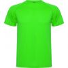 Koszulki sportowe roly montecarlo kids poliester limonkowy zielony obraz 1