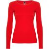 Koszulki z długim rękawem roly extreme woman 100% bawełna czerwony z reklamą obraz 1