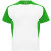 Koszulki sportowe roly bugatti poliester biały zielony paprotkowy z reklamą obraz 1