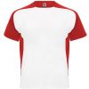 Koszulki sportowe roly bugatti poliester biały czerwony z reklamą obraz 1
