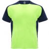 Koszulki sportowe roly bugatti poliester zielony fluorescencyjny granatowy z reklamą obraz 1