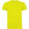 Koszulki z krótkim rękawem roly dogo premium kids 100% bawełna limonkowy zólty z logo obraz 1