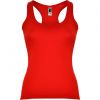 Koszulki na ramiączkach roly carolina woman 100% bawełna czerwony z logo obraz 1
