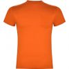 Koszulki z krótkim rękawem roly teckel 100% bawełna pomarańczowy wydrukowany obraz 1
