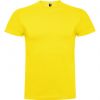Koszulki z krótkim rękawem roly braco 100% bawełna żółty z reklamą obraz 1