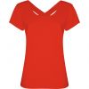 Koszulki z krótkim rękawem roly agnese woman bawełna czerwony z logo obraz 1