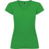 Koszulki z krótkim rękawem roly victoria woman 100% bawełna zielony tropikalny obraz 1