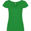Koszulki z krótkim rękawem roly guadalupe woman 100% bawełna zielony tropikalny wydrukowany obraz 1
