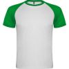 Koszulki sportowe roly indianapolis kids poliester biały zielony paprotkowy z logo obraz 1