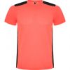 Koszulki sportowe roly detroit poliester koral fluorescencyjny czarny personalizować obraz 1