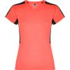 Koszulki sportowe roly suzuka woman poliester koral fluorescencyjny czarny wydrukowany obraz 1