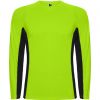 Koszulki sportowe roly shanghai ls poliester zielony fluorescencyjny czarny obraz 1