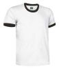 T-shirt z krótkim rękawem valento combi ca biały czarny z widokiem nadruku 1