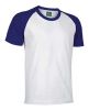 T-shirt z krótkim rękawem Valenti Caiman z bawełny w kolorze jeżynowej bieli, z widokiem logo 1
