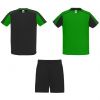 Komplety sportowe roly zestawy sportowe juve poliester zielony paprotkowy czarny wydrukowany obraz 1
