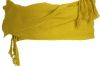 Regionalne bawełniane szarfy Peñas z frędzlami 24x300 cm ze 100% żółtej bawełny z widokiem logo 1
