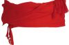 Regionalne bawełniane szarfy Peñas z frędzlami 28x350 wykonane ze 100% czerwonej bawełny z widokiem reklamowym 1