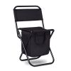 Czarne poliestrowe krzesła plażowe, aby dostosować widok 1