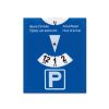 karta parkingowa samochodowa niebieska plastikowa karta parkingowa pcv z nadrukiem 1