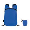 Niebieskie poliestrowe plecaki sportowe joggy do personalizacji widoku 1