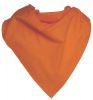 Gładkie bawełniane kwadratowe szaliki 52x52 100% bawełna pomarańczowy widok 1